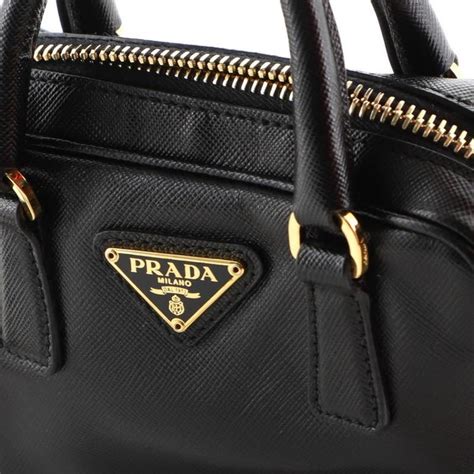 prada bauletto bag saffiano leather